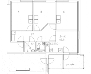 Apajakuja 1 | 3H+K 66,5m2 | SOLU | Joensuun Elli